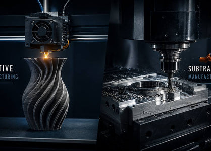 Fabrication additive vs fabrication soustractive : quelle différence ?
