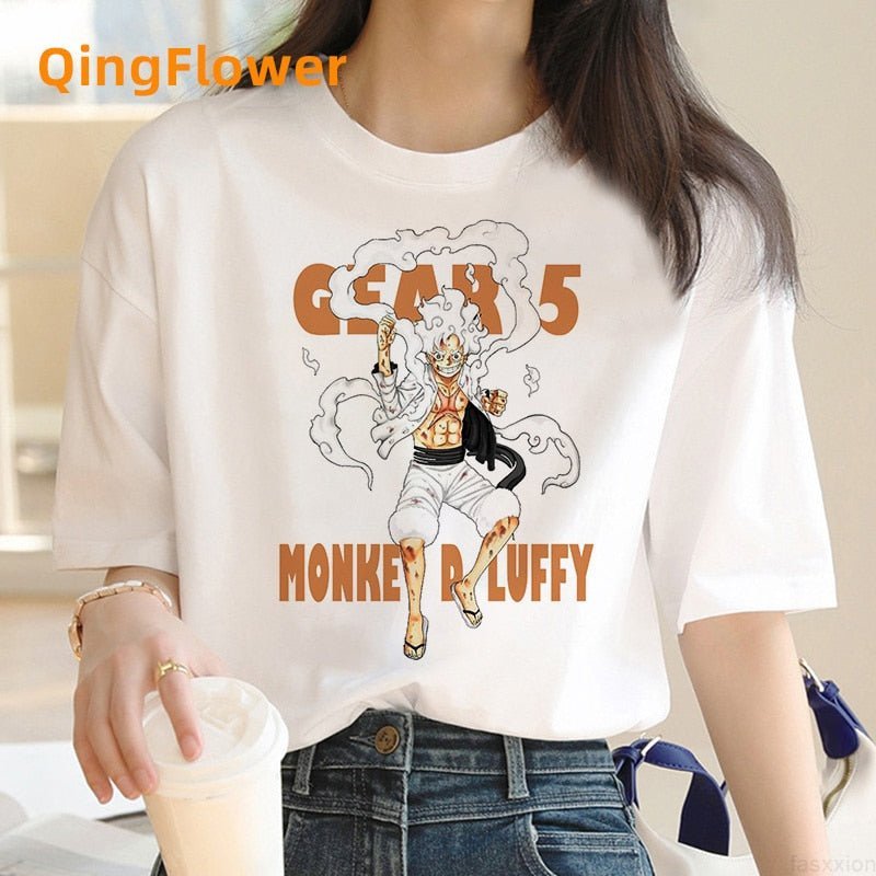 Luffy Gear 5 T-shirt White Style